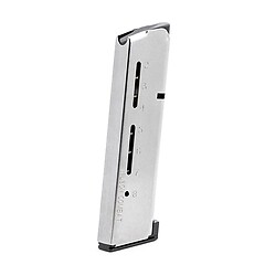 Wilson Combat 1911 Elite Tac. Low .45 ACP +P 8 Skott Silver