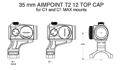 Badger Condition One Max Top Aimpoint Micro 35mm FDE - bild 2 av 3