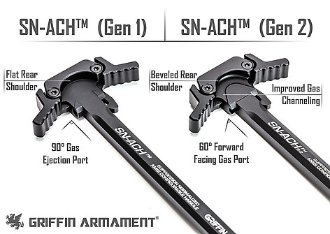 Griffin Armament SN-ACH 10 Gen2 Charging Handle AR-15 FDE - bild 3 av 3