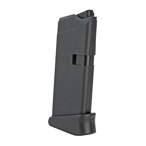 Glock G42 .380 ACP 6 Skott Grip Ext. Magasin Svart