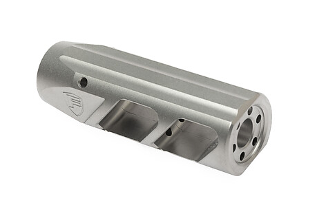 Fortis Manufacturing RED 7.62mm Muzzle Brake Silver - bild 3 av 3