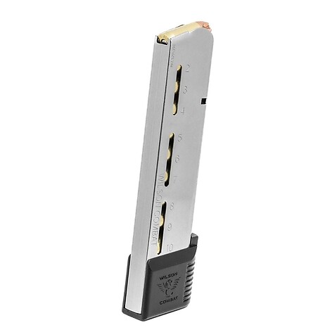 Wilson Combat 1911 Elite Tac. Ext. .45 ACP 10 Skott Silver