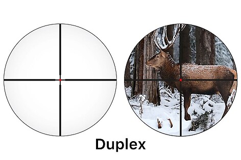 Alpen Optics Apex XP 1-6x24 Belyst SFP Duplex Kikarsikte - bild 6 av 6