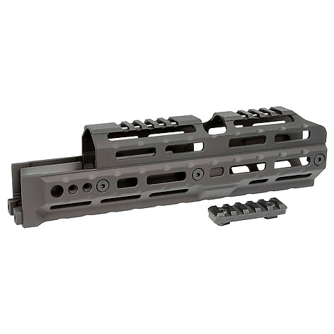 Midwest AK Alpha M-LOK 254mm Handguard Svart
