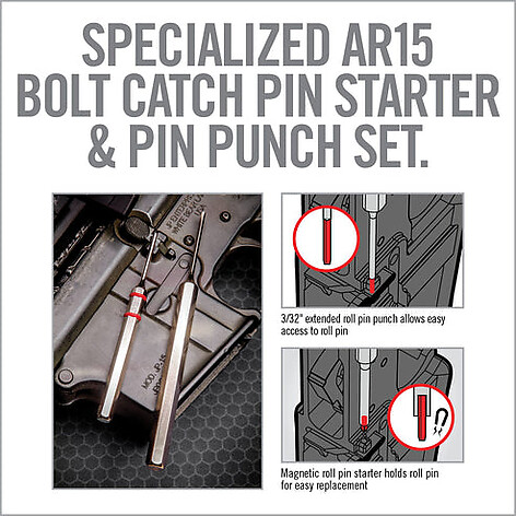 Real Avid Accu-Punch Hammer AR-15 Pin Punch Set - bild 5 av 8