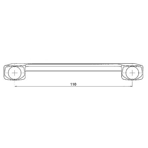 Recknagel 1 tum Blockmontage QD CC: 110mm Picatinny H: 10.5mm - bild 2 av 3