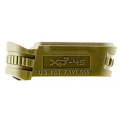 Springfield Armory XD-S Mid-Size BS2 .45 ACP Magasinbotten FDE