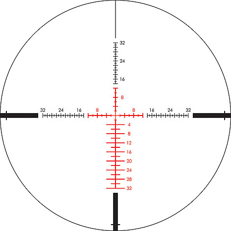 Vortex Viper PST Gen II 2-10x32 FFP Belyst EMR-4 MOA - bild 3 av 10