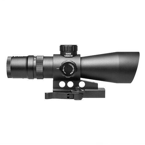NcSTAR Mark III Tactical 3-9x42 Gen II Belyst Mil-Dot - bild 2 av 10