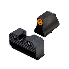 XS Sights R3D 2.0 Sup Height Glock 17,19,22,23 Orange Nattsikte