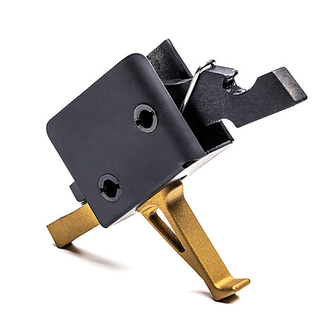 CMC Triggers AR-15/AR-10 3.5lb Rak Avtryckare Guld/Svart - bild 2 av 2