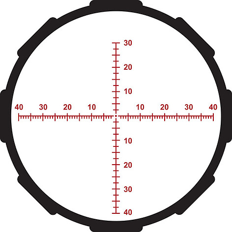 Crimson Trace Hardline Pro 4-16x50 SFP Belyst MR1-MOA - bild 4 av 9