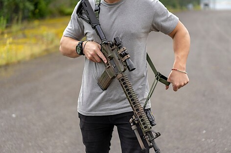 Grovtec QS 2-Point Sentinel Sling Vapenrem MultiCam Svart - bild 6 av 6