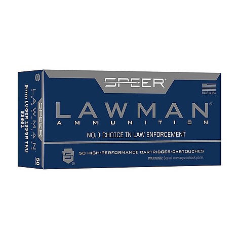 Speer Lawman 9mm Luger 135gr 50/Box