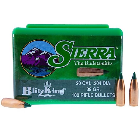 Sierra Bullets BlitzKing .20 Caliber 39gr 100/Box - bild 3 av 4