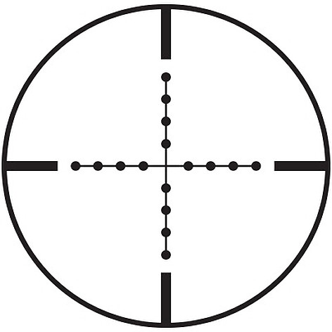 NcSTAR Mark III Tactical 3-9x40 Gen III Belyst Mil-Dot Svart - bild 7 av 7