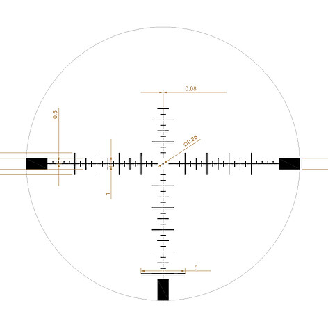 Riton Optics 1 Conquer G2 6-24x50 SF SFP R3 Kikarsikte - bild 6 av 6