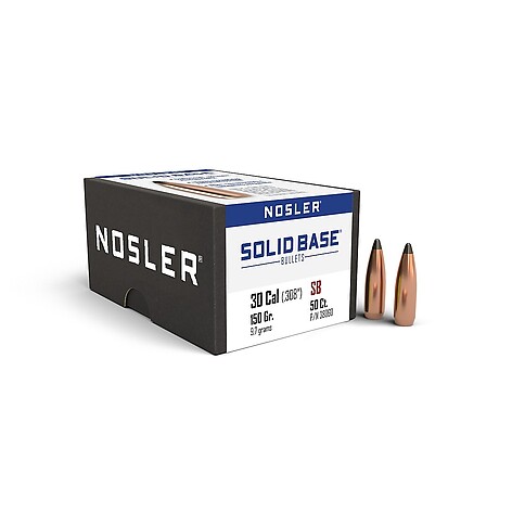 Nosler Solid Base SP .30 150gr 50/Box - bild 2 av 2