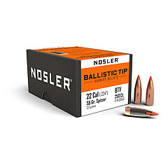 Nosler Ballistic Tip Varmint .22 55gr 250/Box