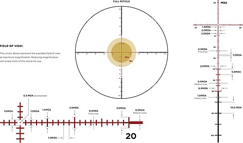 Leupold Mark 4HD 4.5-18x52 M1C3 SF FFP Belyst PR1-MOA - bild 6 av 7