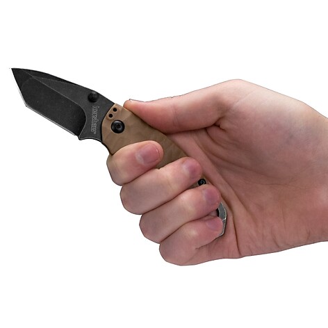 Kershaw Shuffle II Tanto Kniv Brun - bild 3 av 3
