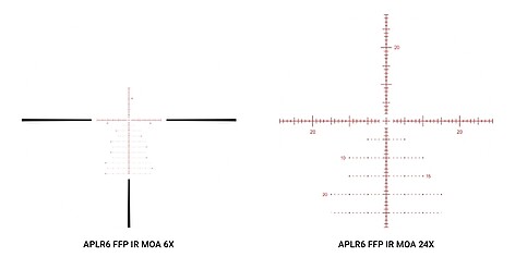 Athlon Helos BTR G2 6-24x56 FFP Belyst APLR6 MOA Kikarsikte - bild 3 av 3