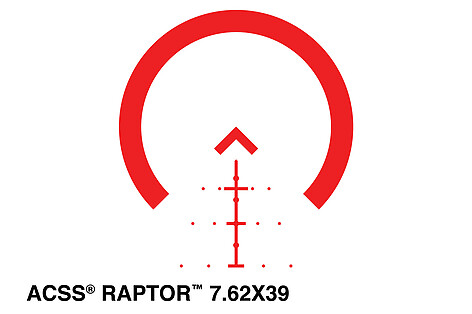 Primary Arms SLx 1-6x24 FFP Belyst ACSS Raptor 7.62x39 - bild 4 av 12