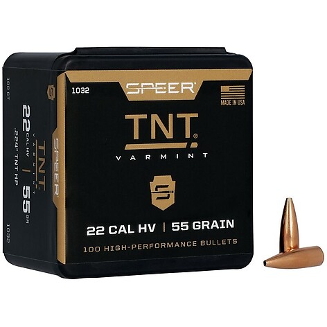 Speer TNT JHP .224 Caliber 55gr 100/Box - bild 2 av 2