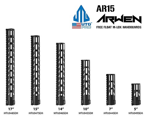 Leapers UTG Pro Arwen Free Float M-LOK 178mm Handguard - bild 4 av 10