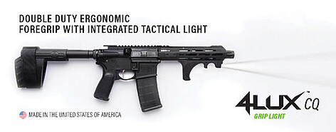 Viridian 4LUX CQ M-Lok Handstopp 400 Lumen Vapenlampa FDE - bild 8 av 9