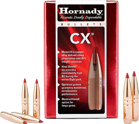 Hornady CX Bullets 22 Cal (.224) 70gr 50/Box - bild 2 av 3