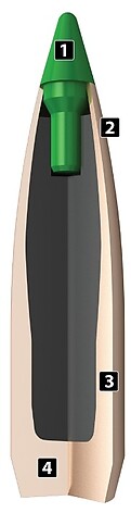 Nosler Ballistic Tip Hunting .30 165gr 50/Box - bild 3 av 6