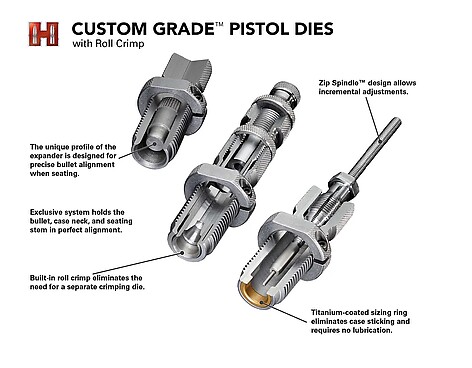 Hornady Match Grade Dies FL 6mm Creedmoor (.243) - bild 2 av 2