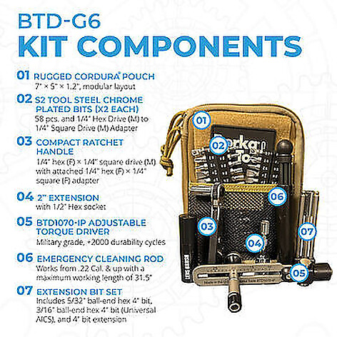 Boorka Tools BDT-G6 Emergency Cleaning Rod Mil-Spec Kit  - bild 2 av 4