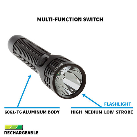 Nightstick NSR-9614XL Duty Uppladdningsbar Ficklampa - bild 7 av 8