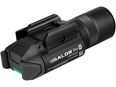 Olight Baldr Pro R 1350 Lumen Vapenlampa Laser Svart - bild 3 av 6