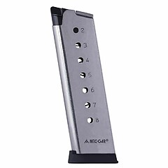 Mec-Gar 1911 GOVT. .45 ACP 8 Skott Magasin Silver