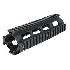 Tacfire AR15/M4 Quad Rails 178mm Handguard Svart