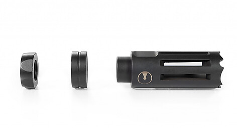Ultradyne Nighthawk Flash Hider AR-15 1/2-28 5.56mm - bild 2 av 3