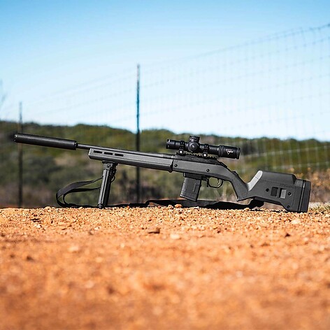 Magpul Hunter American Kolv Ruger American SA STANAG Svart - bild 3 av 5