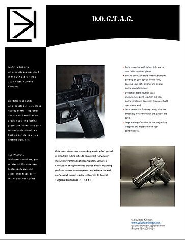 Calculated Kinetics DOGTAG Glock MOS Aimpoint Acro - bild 5 av 5