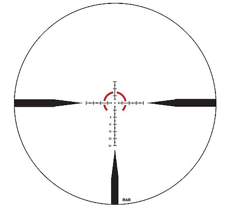 ZeroTech Vengeance 1-8x24mm SFP Belyst RAR MOA Kikarsikte - bild 5 av 6