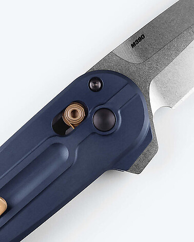 Benchmade 491 Lowden Crater Blue Aluminium Kniv - bild 2 av 8