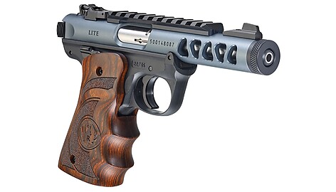 Ruger MKIV 22/45 Lite Diamond Grey .22 LR Pistol - bild 6 av 6