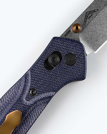 Benchmade 940-04 Osborne Denim Micarta Kniv - bild 2 av 8