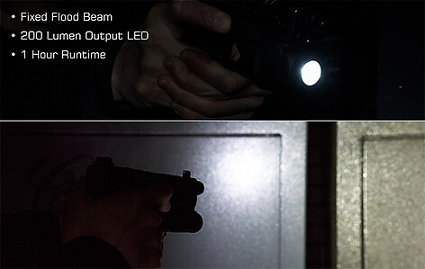 Leapers UTG Sub-compact Pistol Light 200 Lumen Picatinny - bild 11 av 11