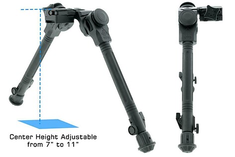 Leapers UTG Over Bore Bipod 18-28cm Picatinny - bild 8 av 9