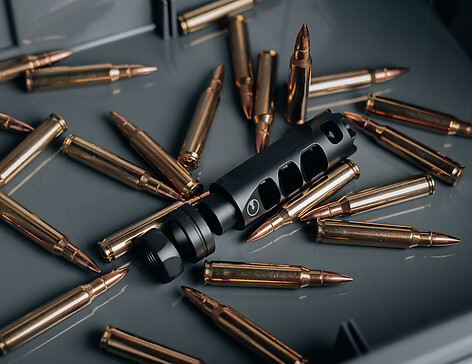 Ultradyne Mercury .264/6.5mm Muzzle Brake - bild 2 av 3