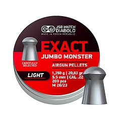 JSB Exact Jumbo Monster Light 5.52mm 1.350g 200st