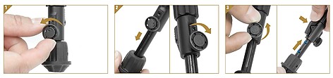 Leapers UTG Recon 360 TL Bipod 17-23cm M-LOK - bild 2 av 10